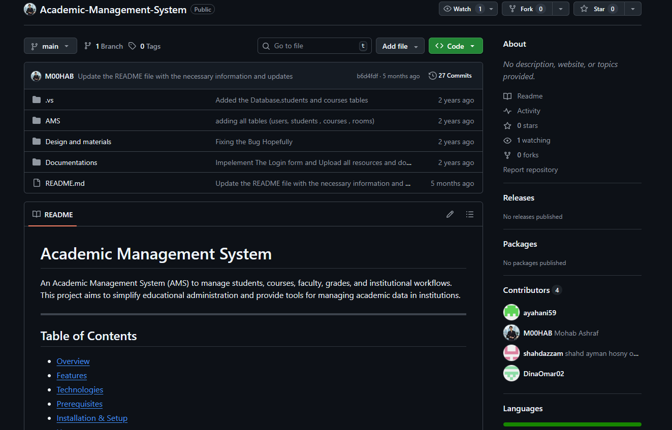 Academic Management System